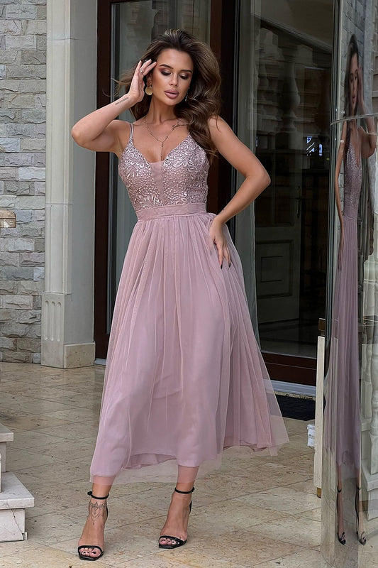  Rochie lungă model 188217 Bicotone 