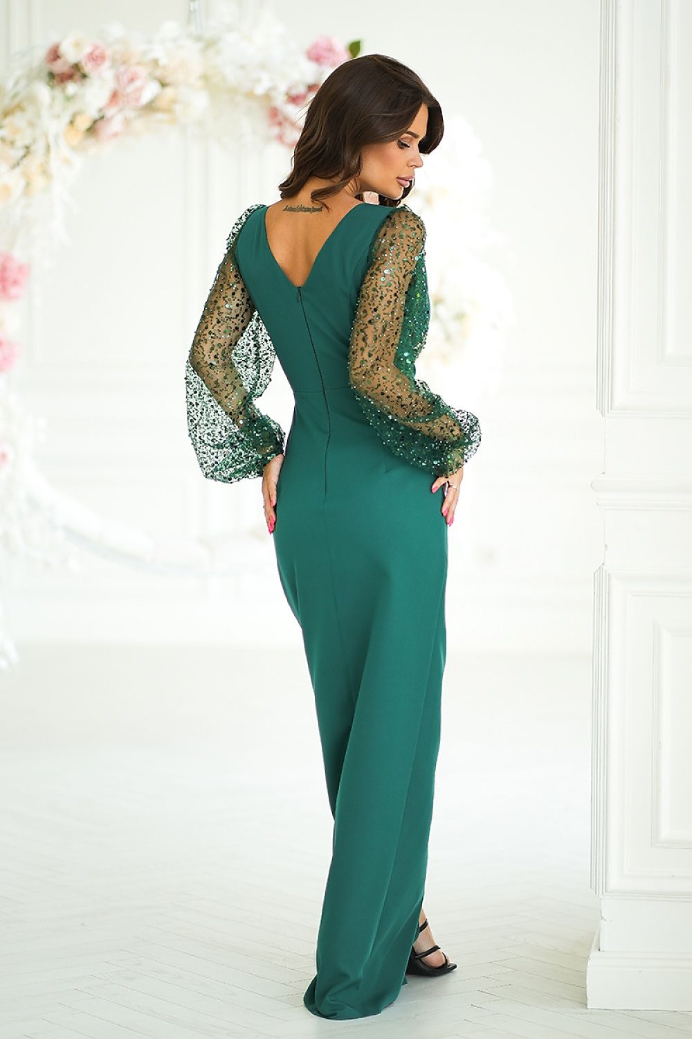  Rochie lungă model 199011 Bicotone 