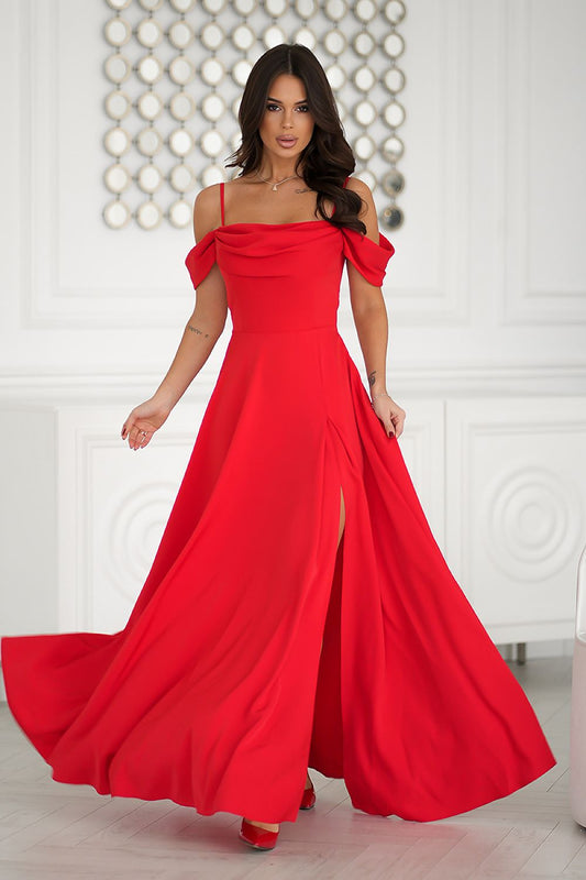  Rochie lungă model 203760 Bicotone 