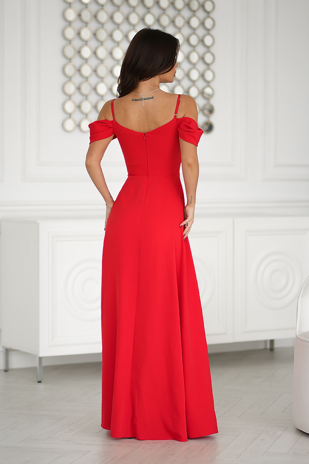  Rochie lungă model 203760 Bicotone 