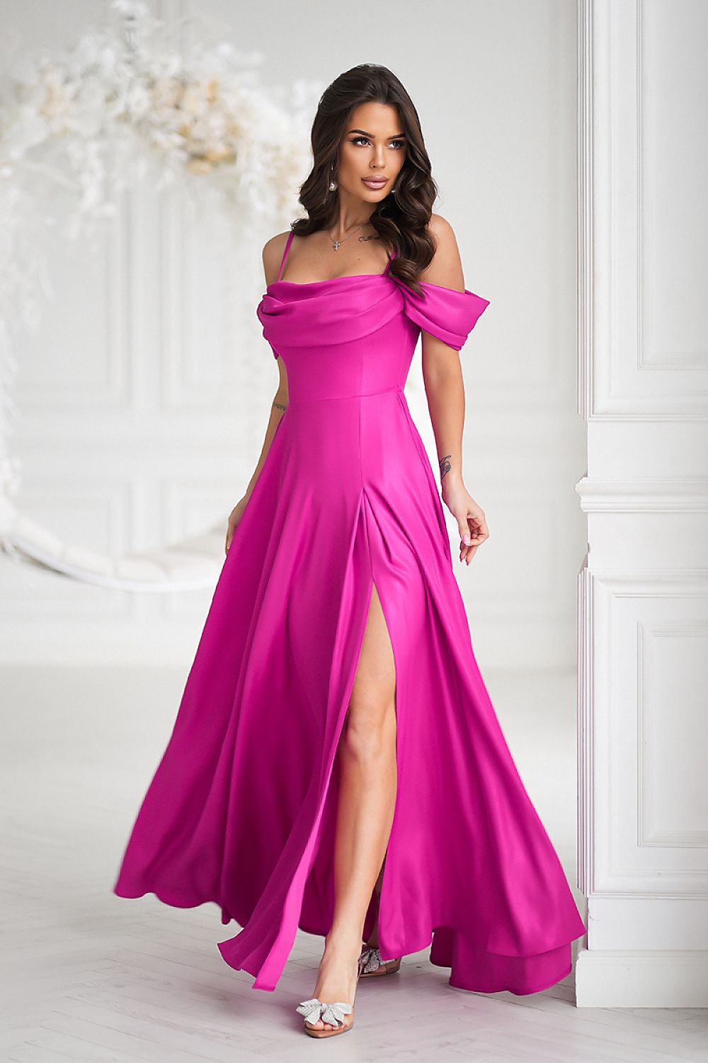  Rochie lungă model 208195 Bicotone 