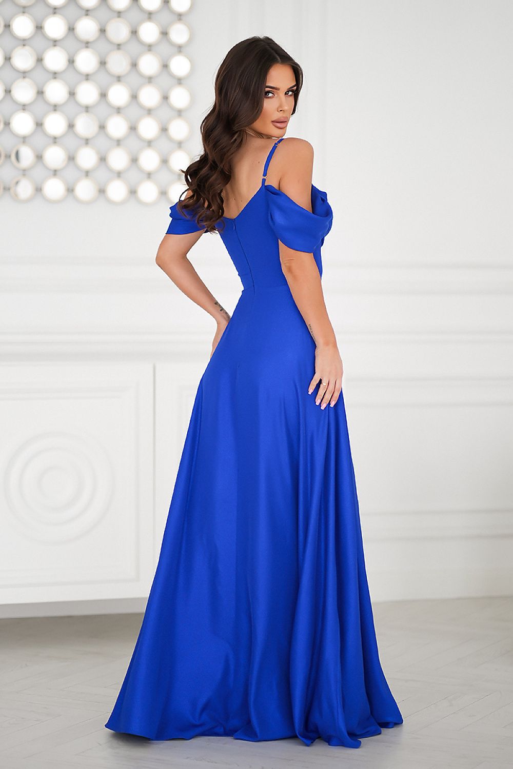 Rochie lungă model 208531 Bicotone 