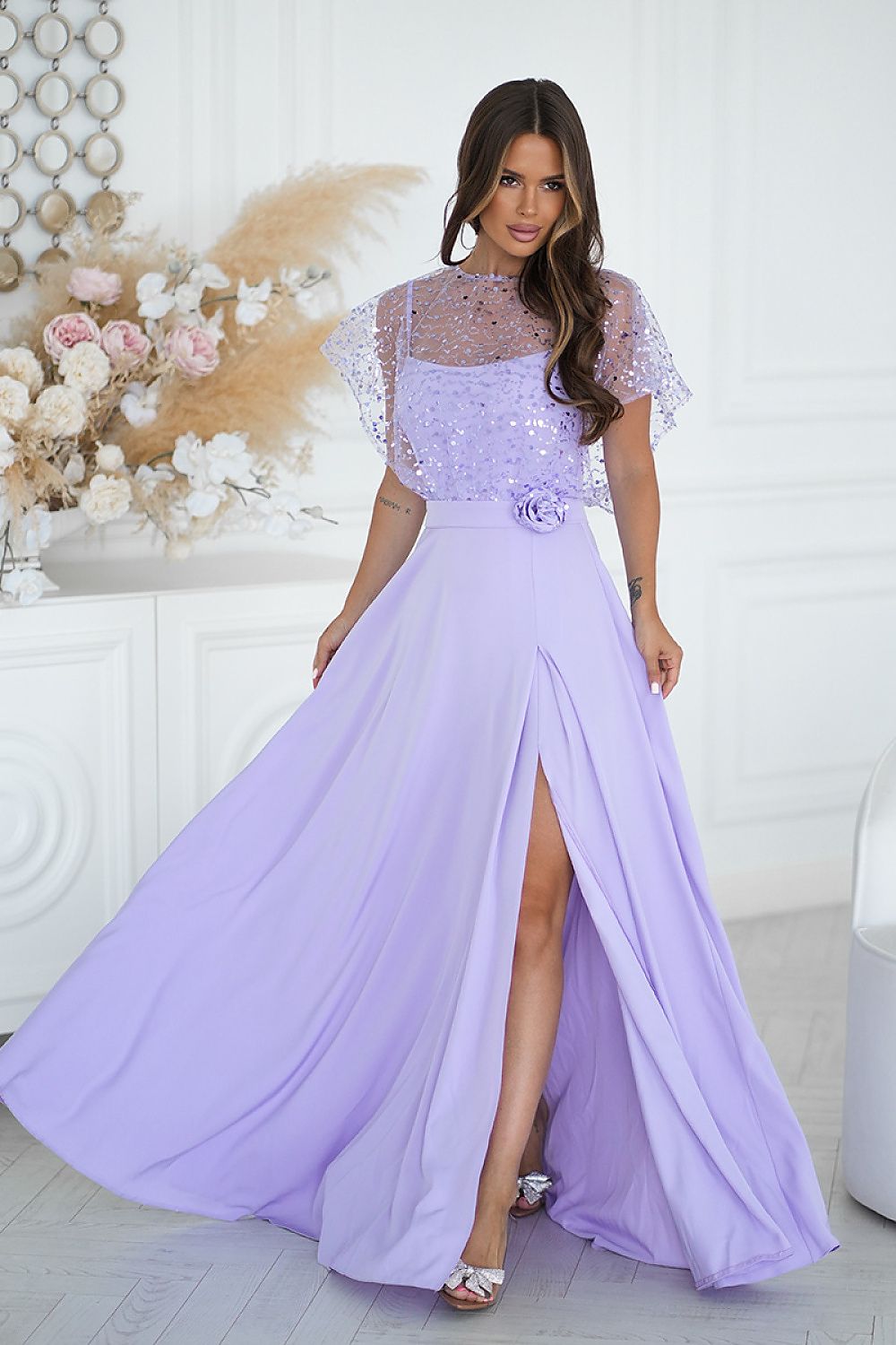  Rochie lungă model 219693 Bicotone 