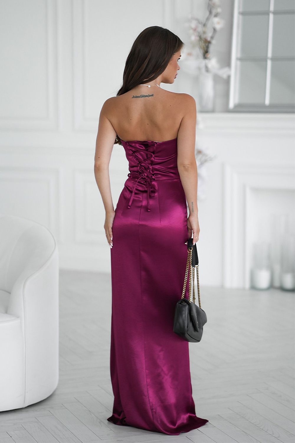  Rochie lungă model 219713 Bicotone 