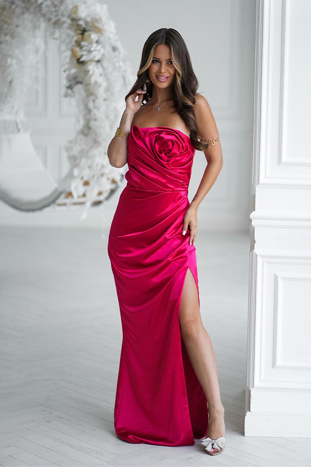  Rochie lungă model 219714 Bicotone 