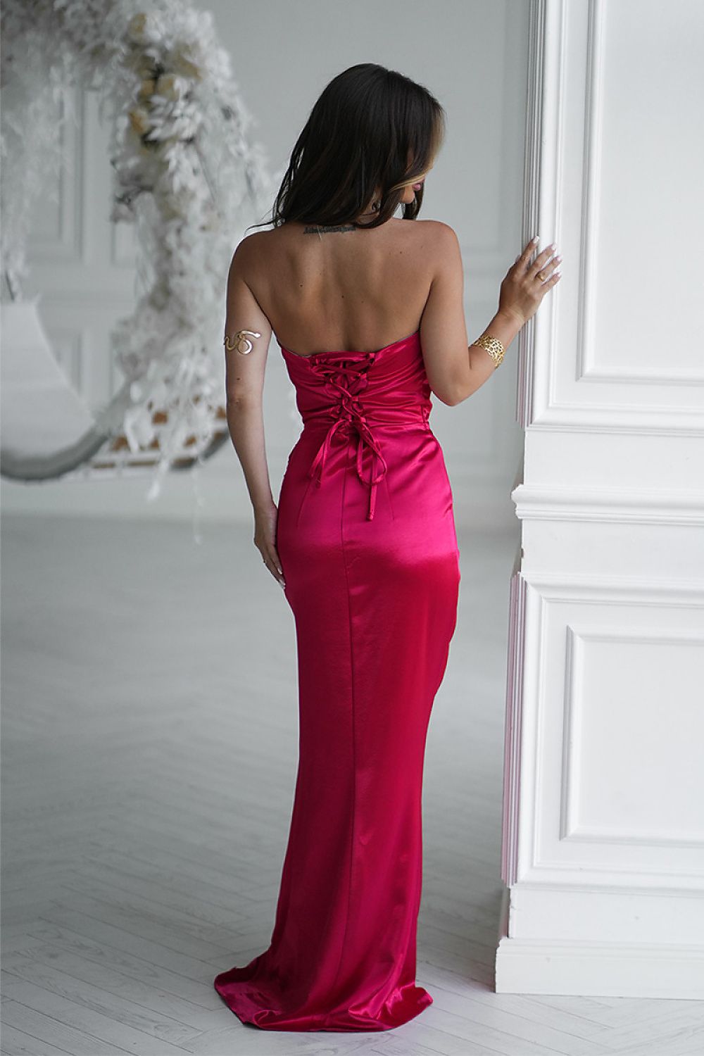  Rochie lungă model 219714 Bicotone 