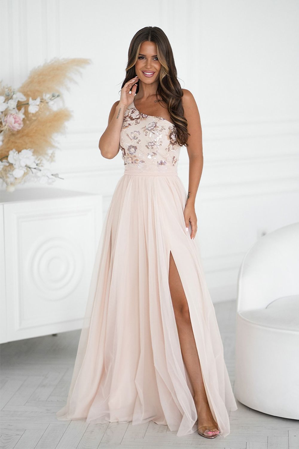  Rochie lungă model 220091 Bicotone 