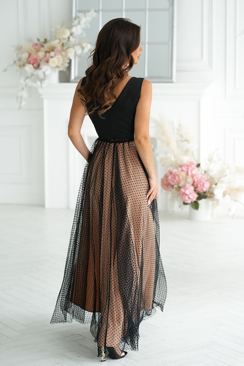  Rochie lungă model 220095 Bicotone 