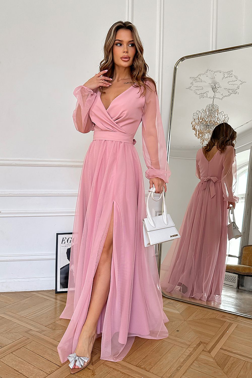  Rochie lungă model 220097 Bicotone 