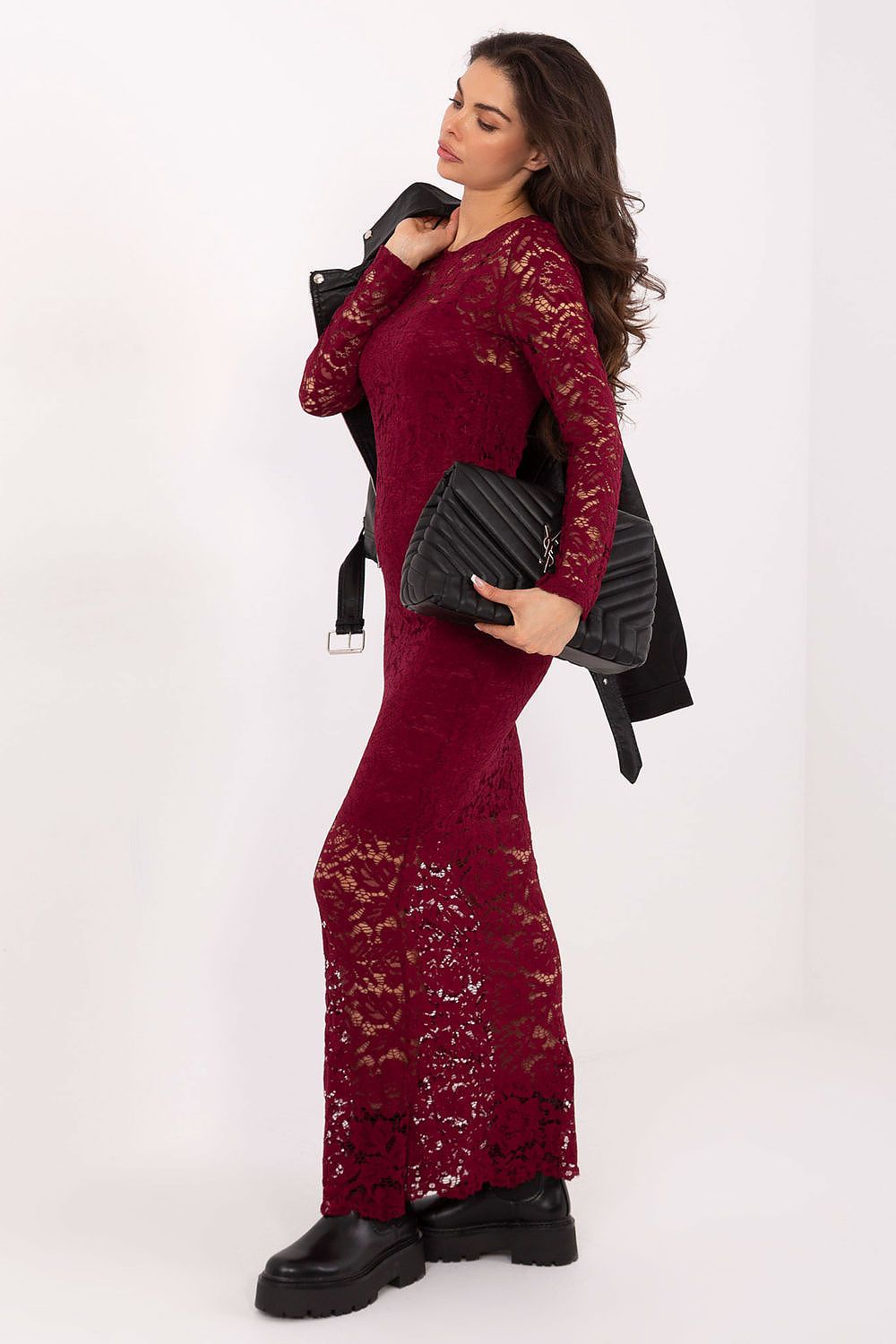  Rochie lungă model 220438 Rue Paris 