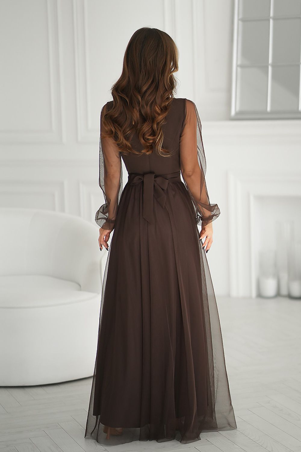  Rochie lungă model 220610 Bicotone 