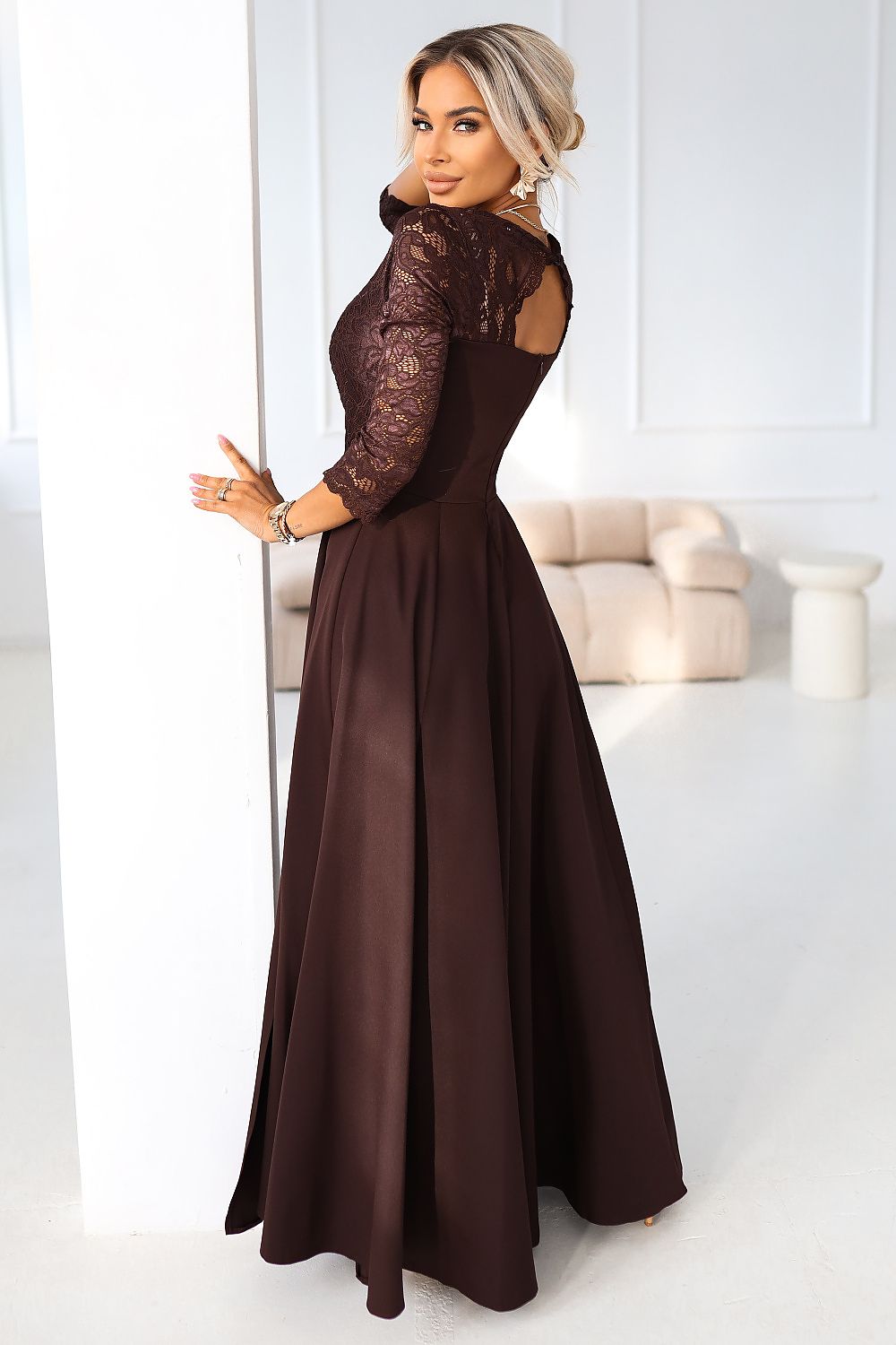  Rochie lungă model 221795 Numoco 