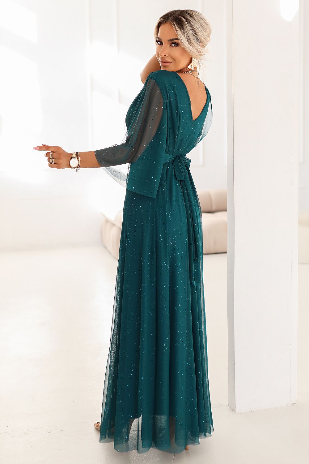  Rochie lungă model 222458 Numoco 