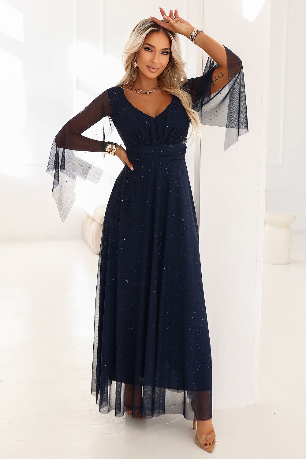  Rochie lungă model 222463 Numoco 