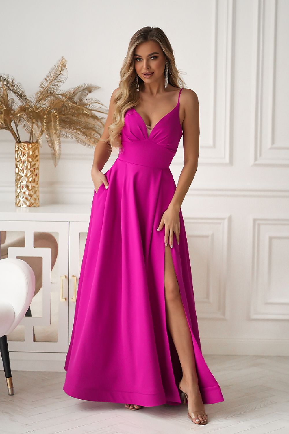  Rochie lungă model 224295 Bicotone 