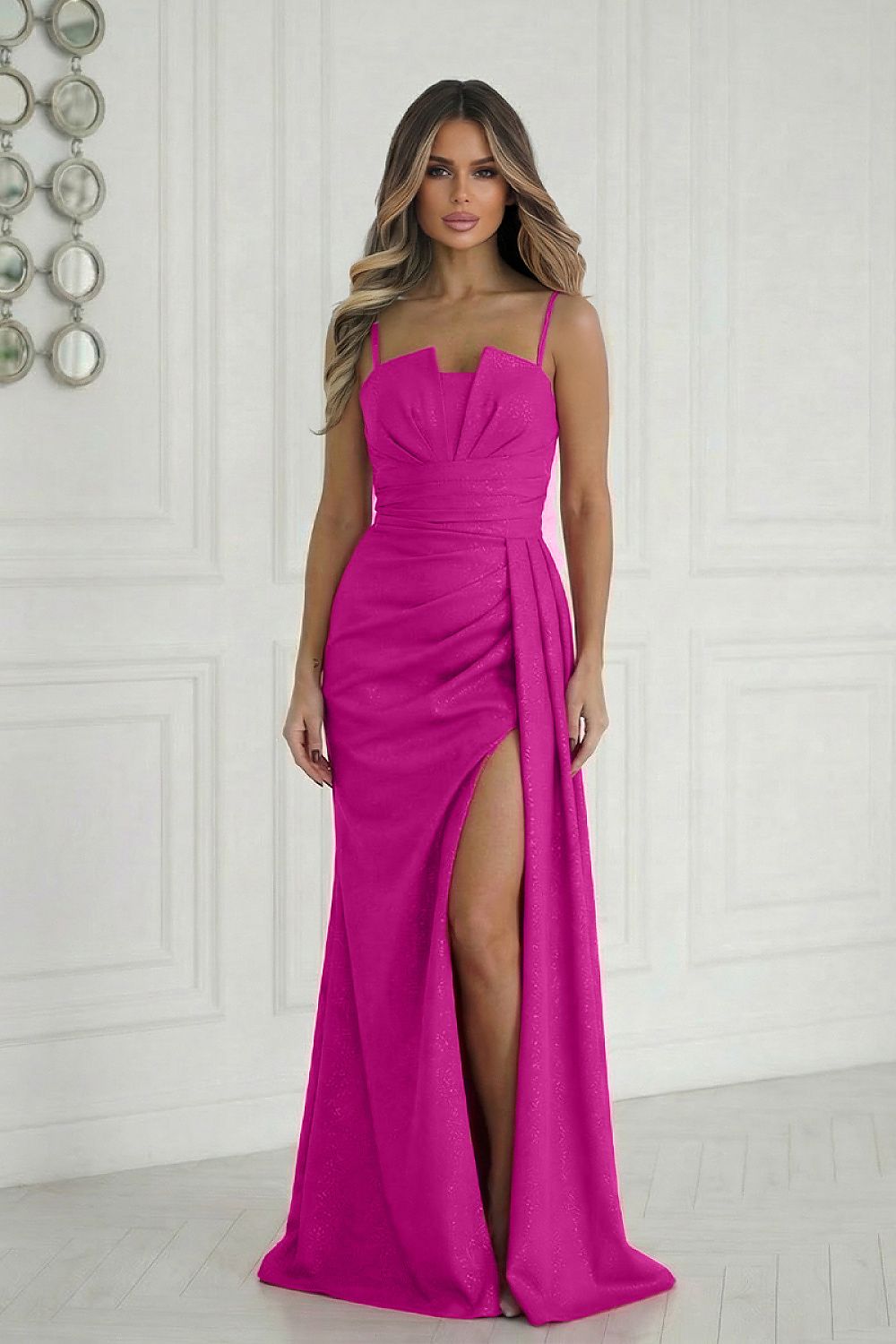 Rochie lungă model 224637 Bicotone 