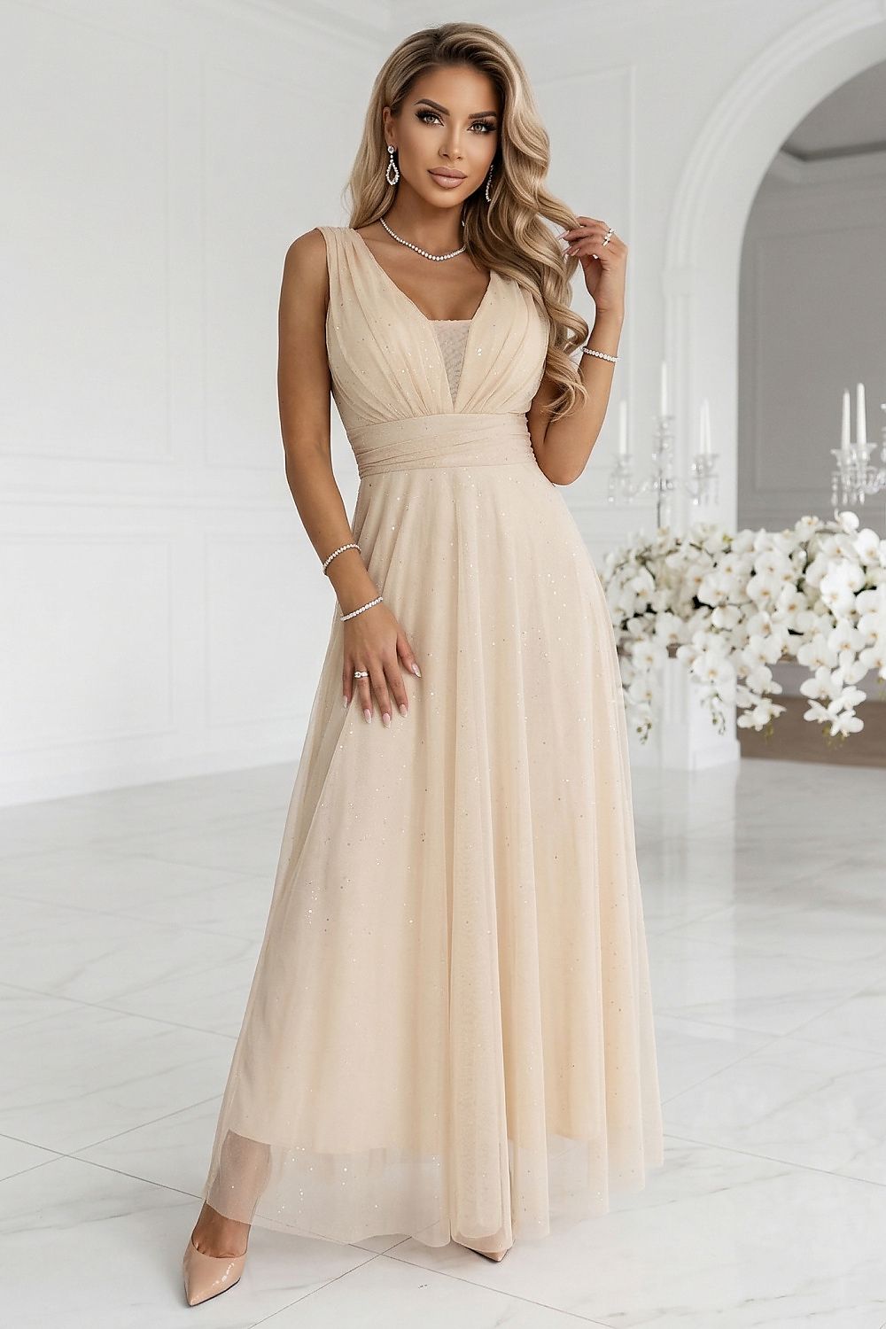  Rochie lungă model 227073 Numoco 
