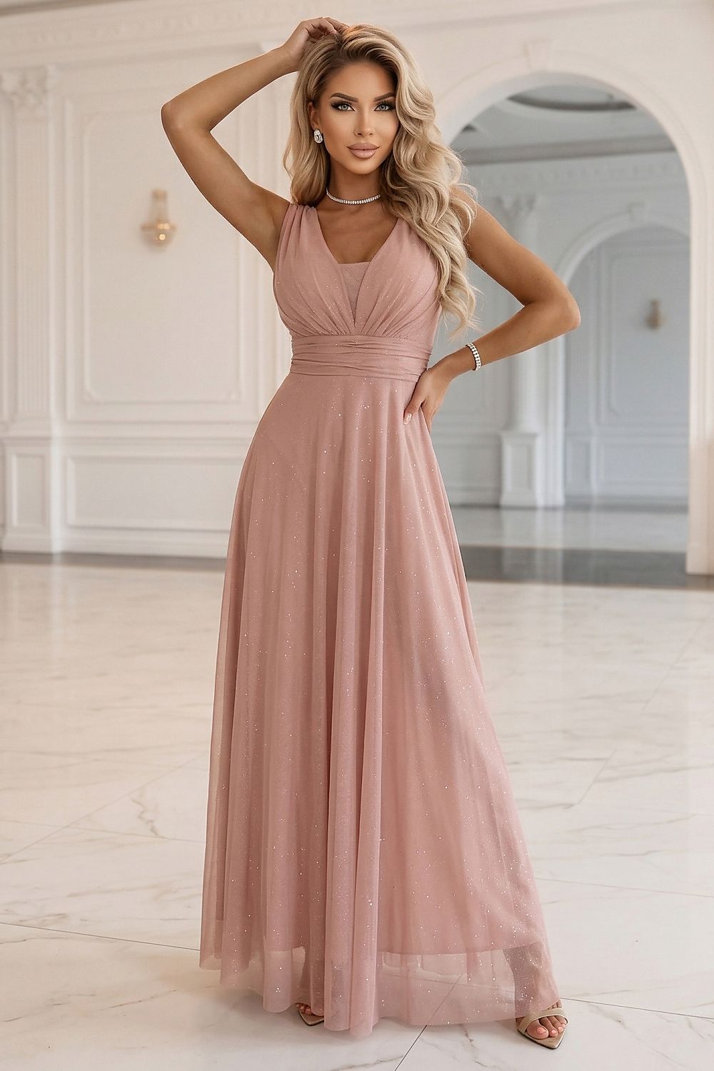  Rochie lungă model 227074 Numoco 