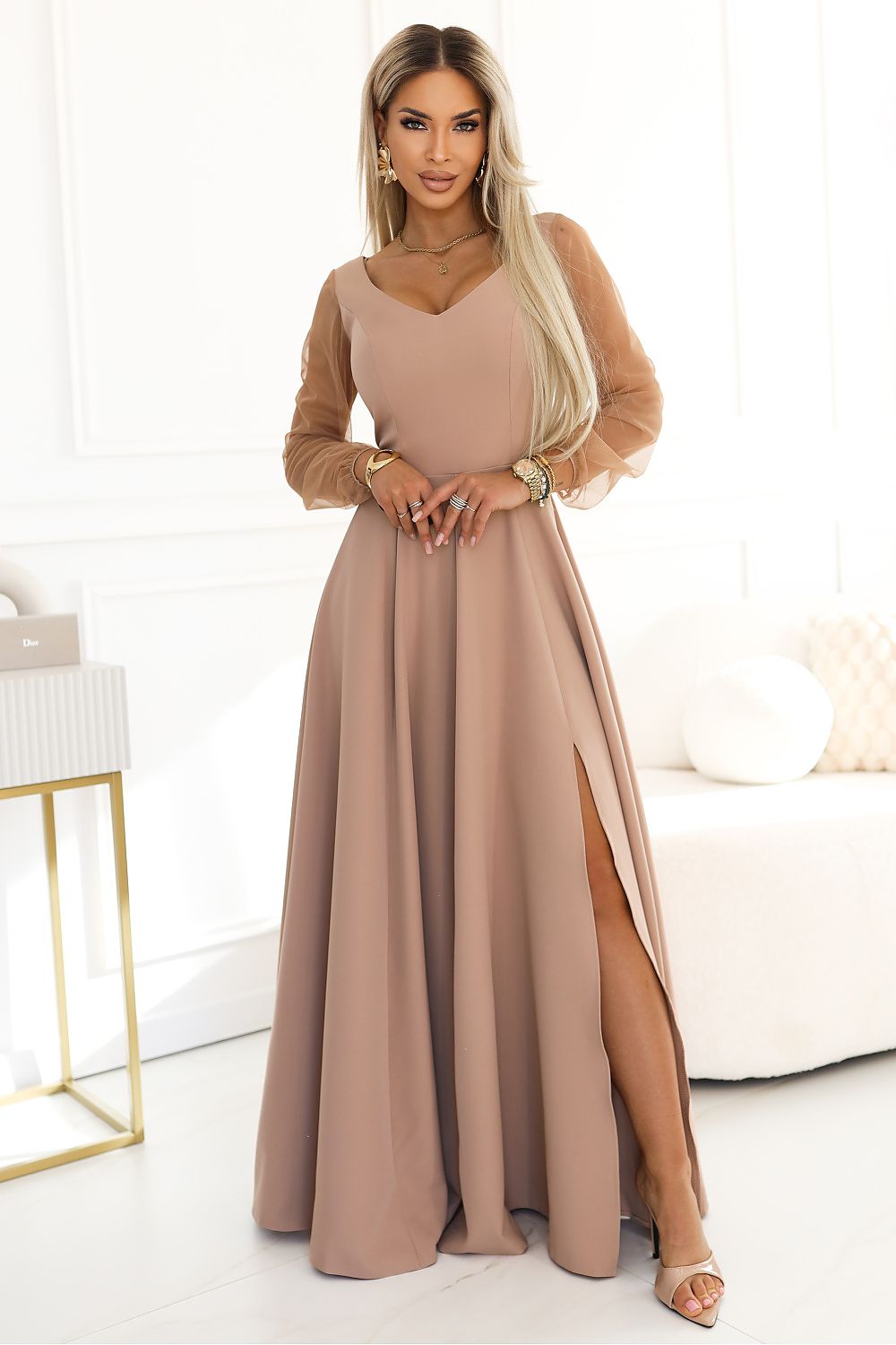  Rochie lungă model 227090 Numoco 