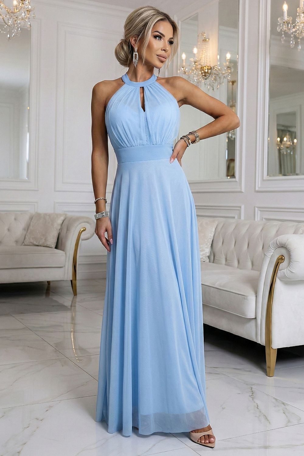  Rochie lungă model 227116 Numoco 