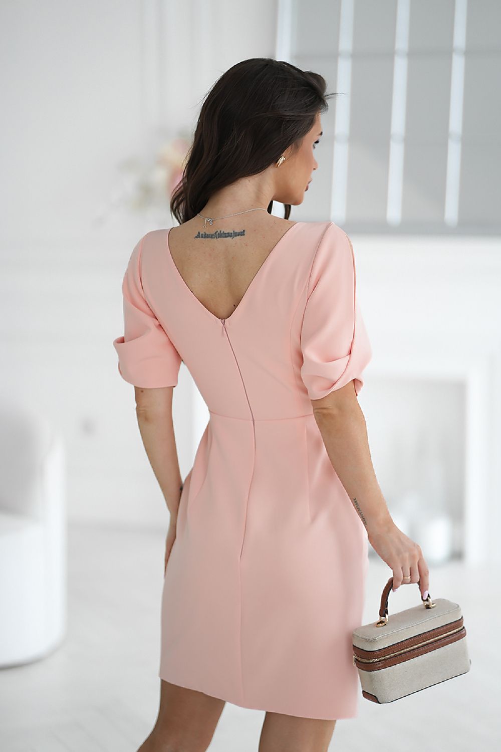  Rochie elegantă model 227140 Bicotone 