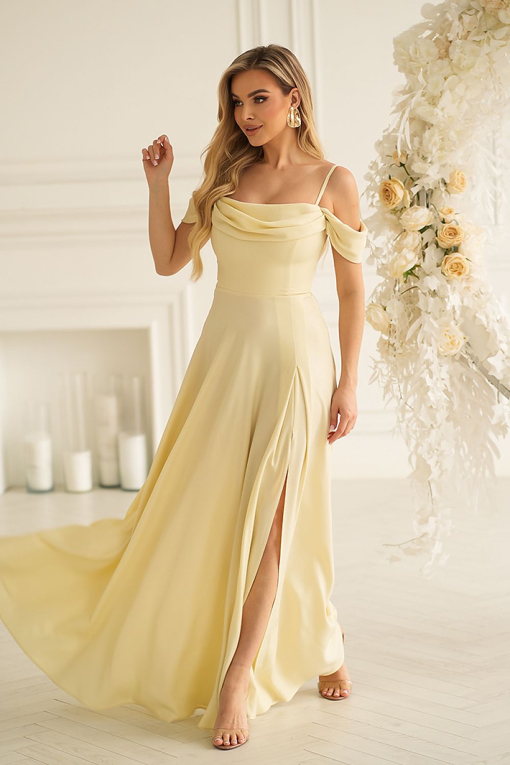  Rochie lungă model 227141 Bicotone 