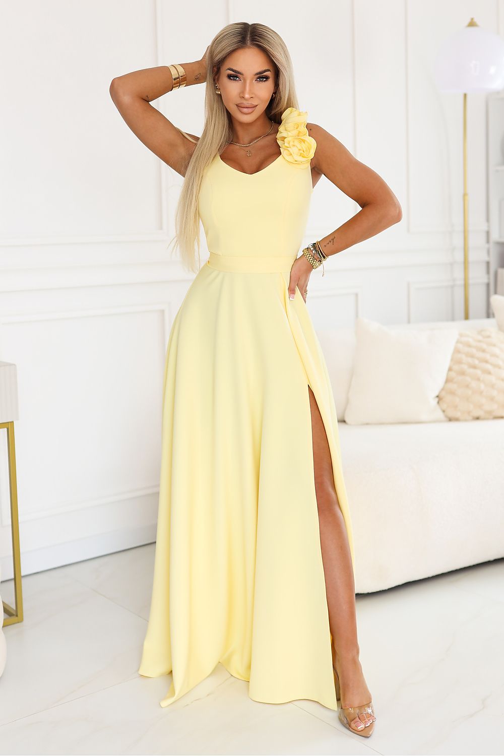  Rochie lungă model 227708 Numoco 