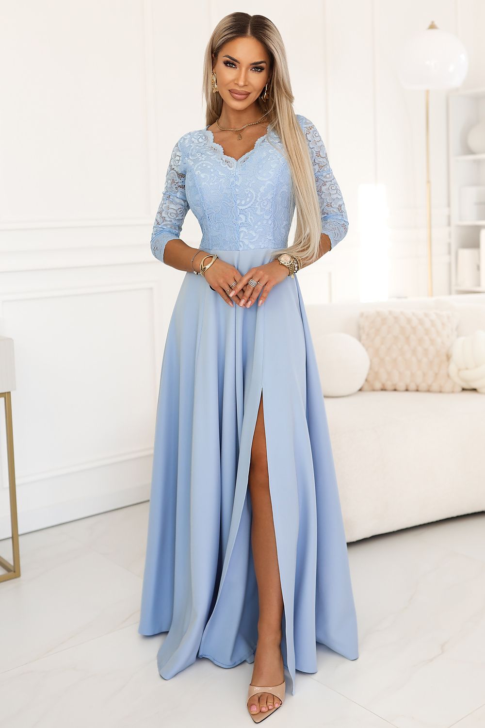  Rochie lungă model 227721 Numoco 