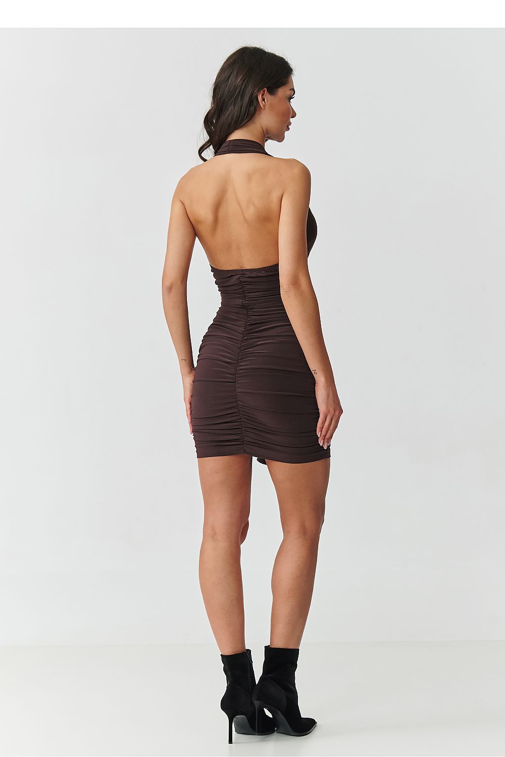  Rochie scurtă model 228319 Makadamia 