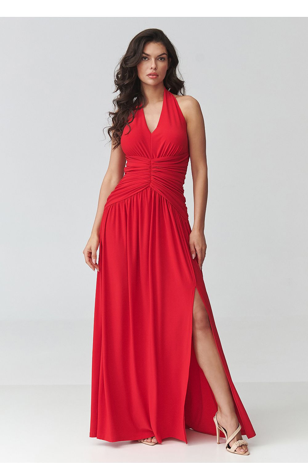 Rochie lungă model 228321 Makadamia 