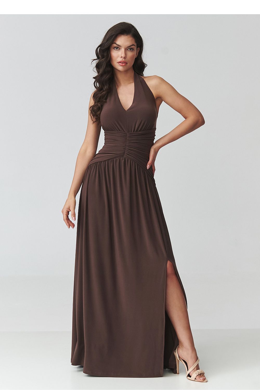  Rochie lungă model 228322 Makadamia 