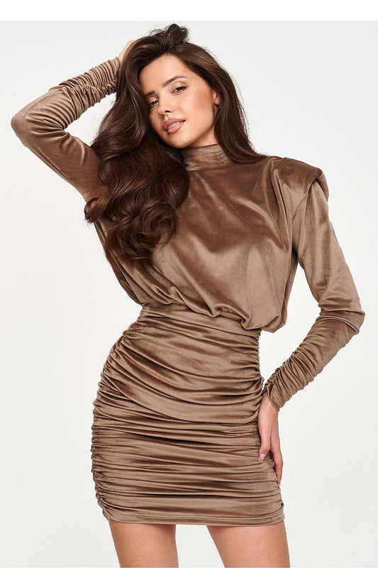 Rochie scurtă model 232031 Makadamia
