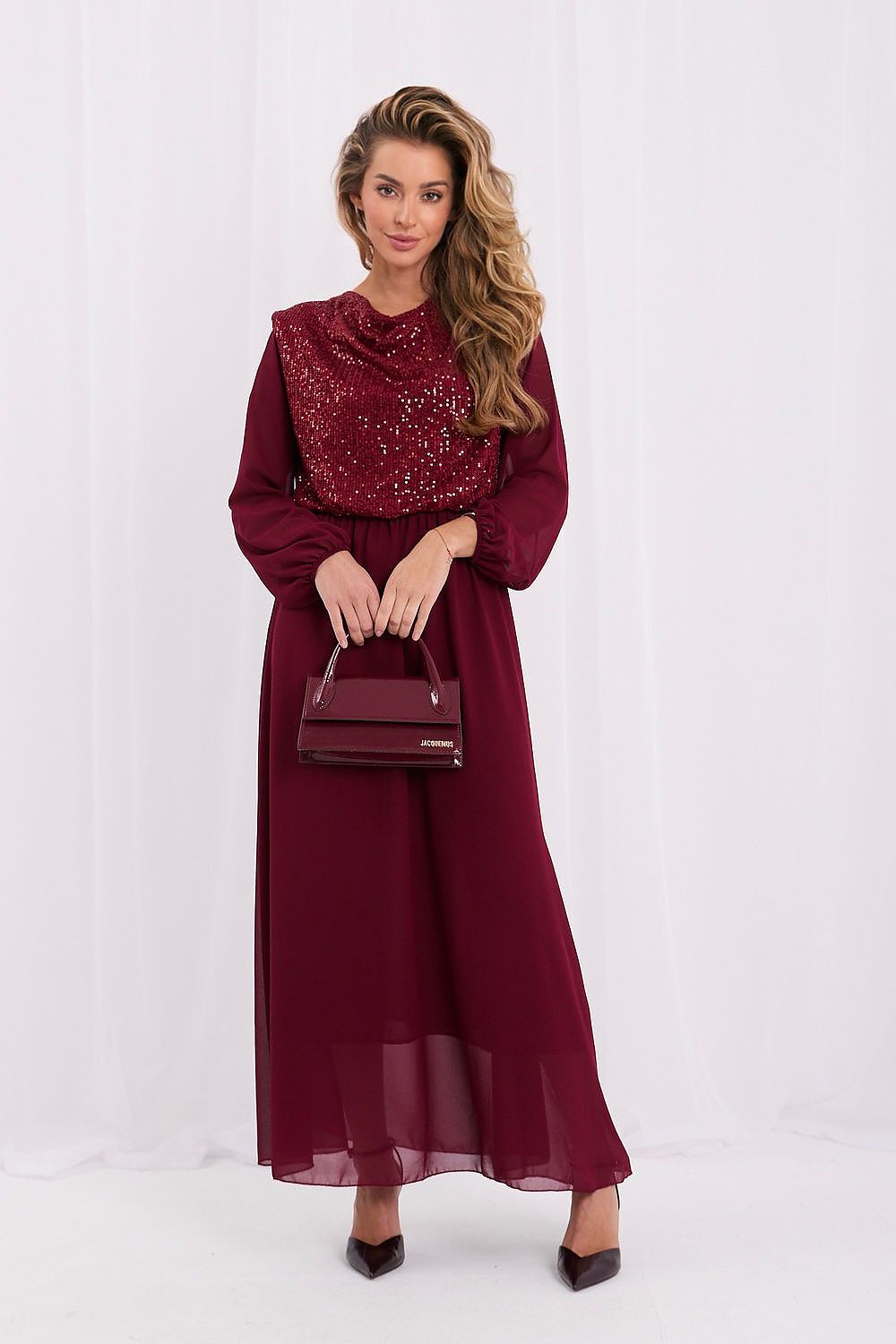  Rochie lungă model 232789 Rue Paris 