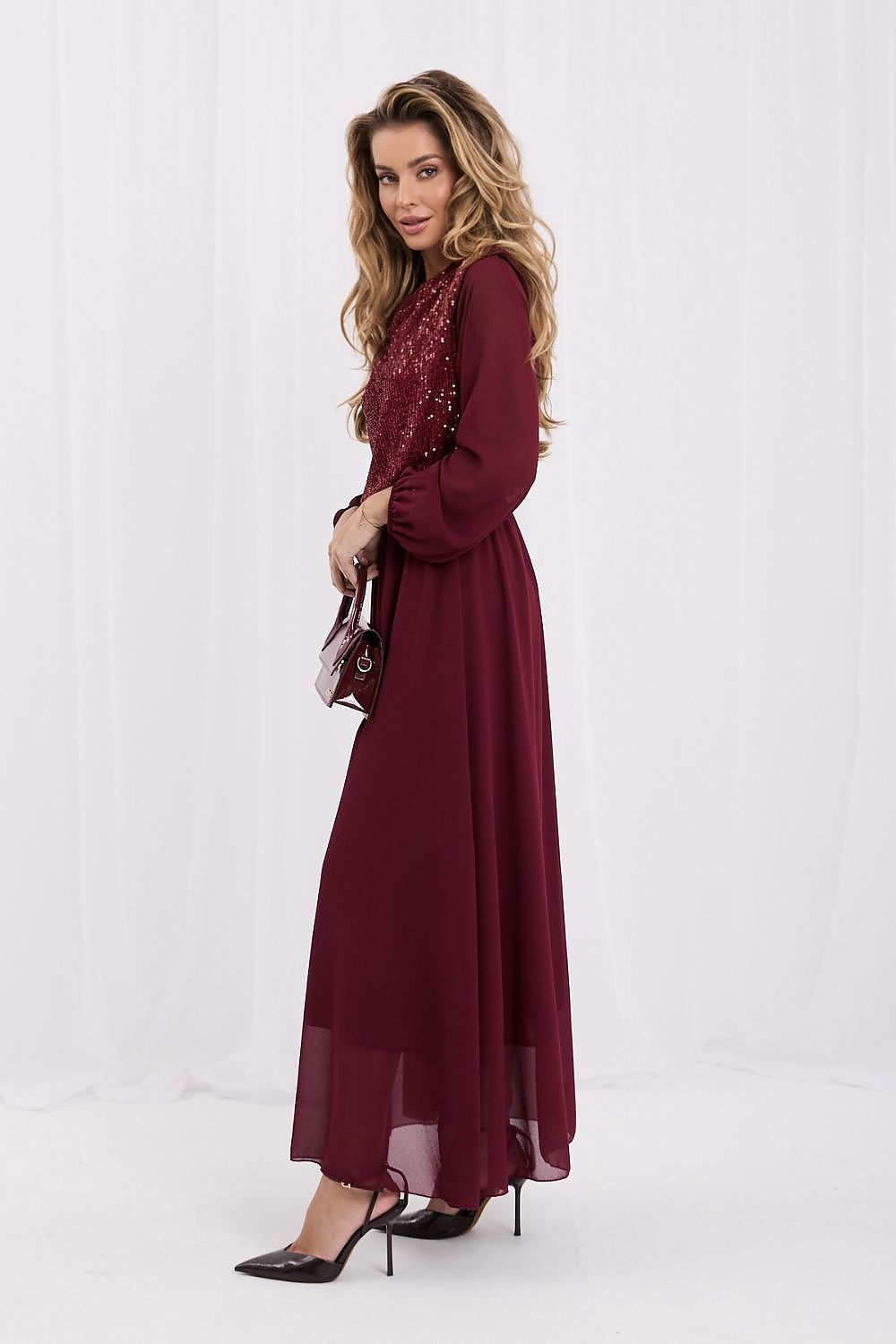  Rochie lungă model 232789 Rue Paris 