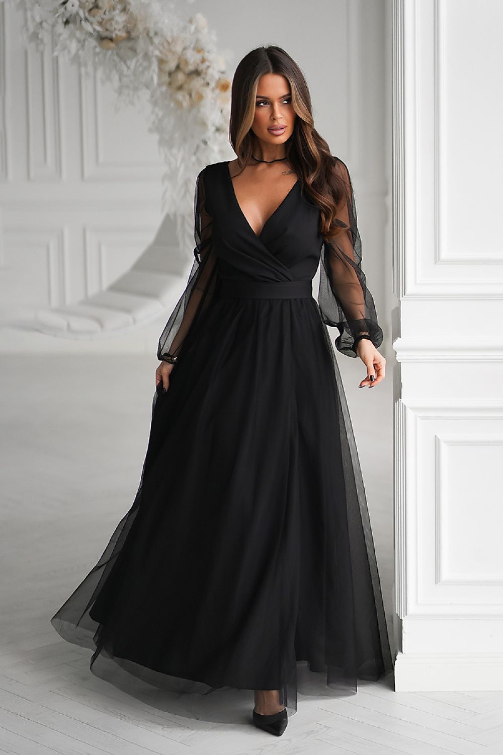  Rochie lungă model 232800 Bicotone 