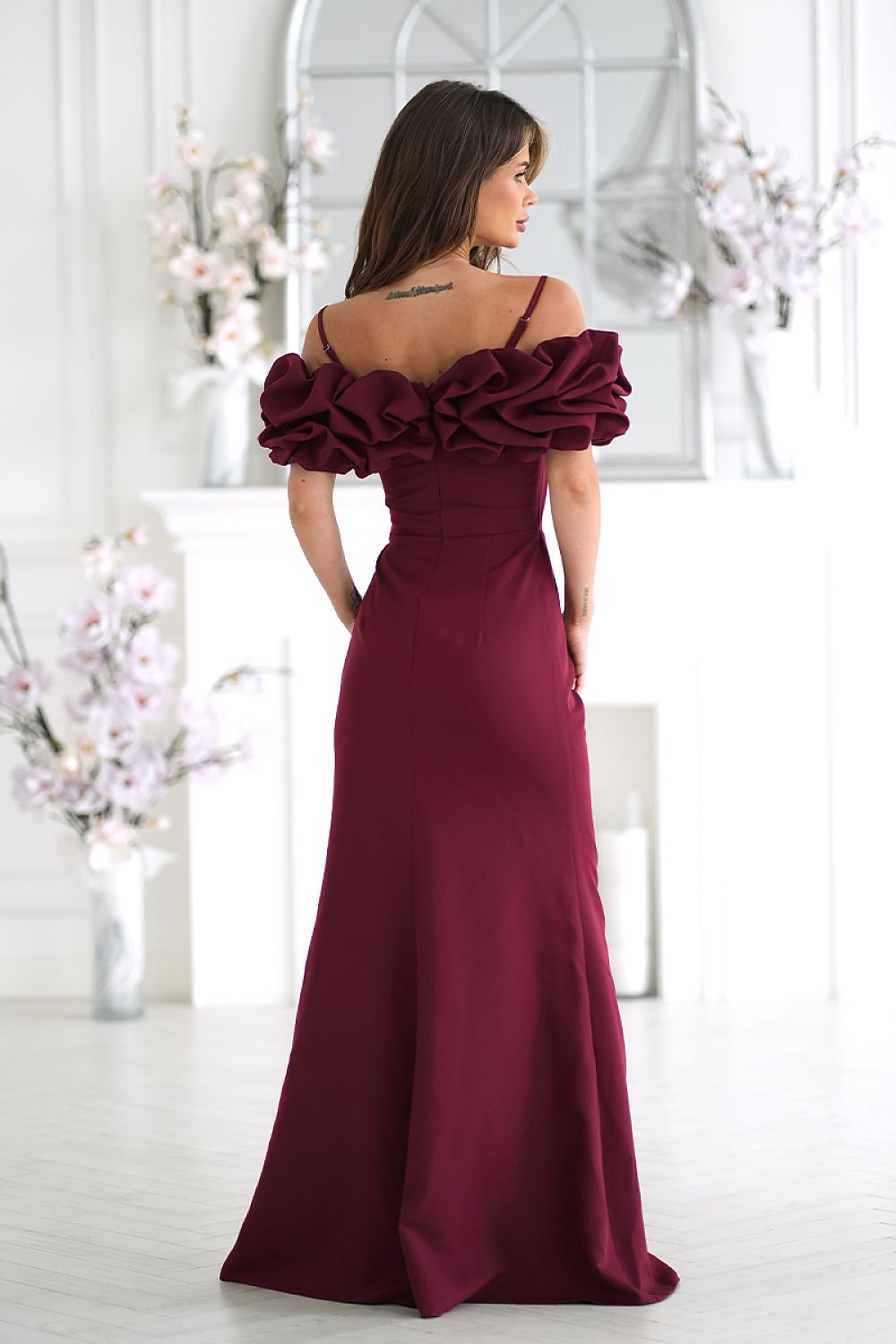  Rochie lungă model 232801 Bicotone 