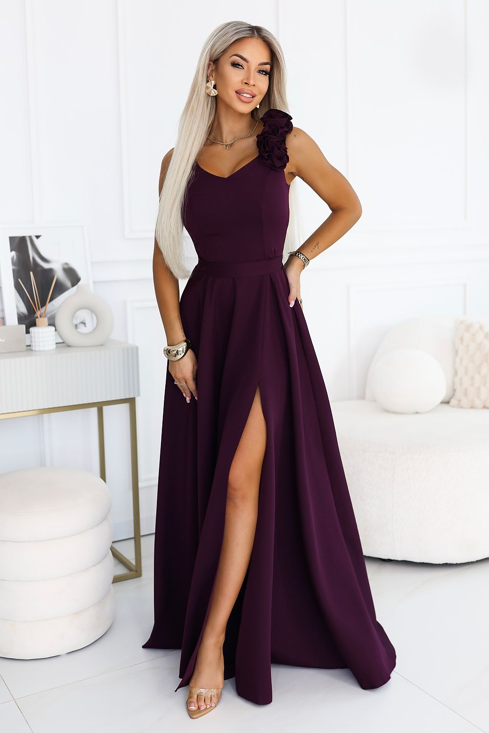  Rochie lungă model 232815 Numoco 