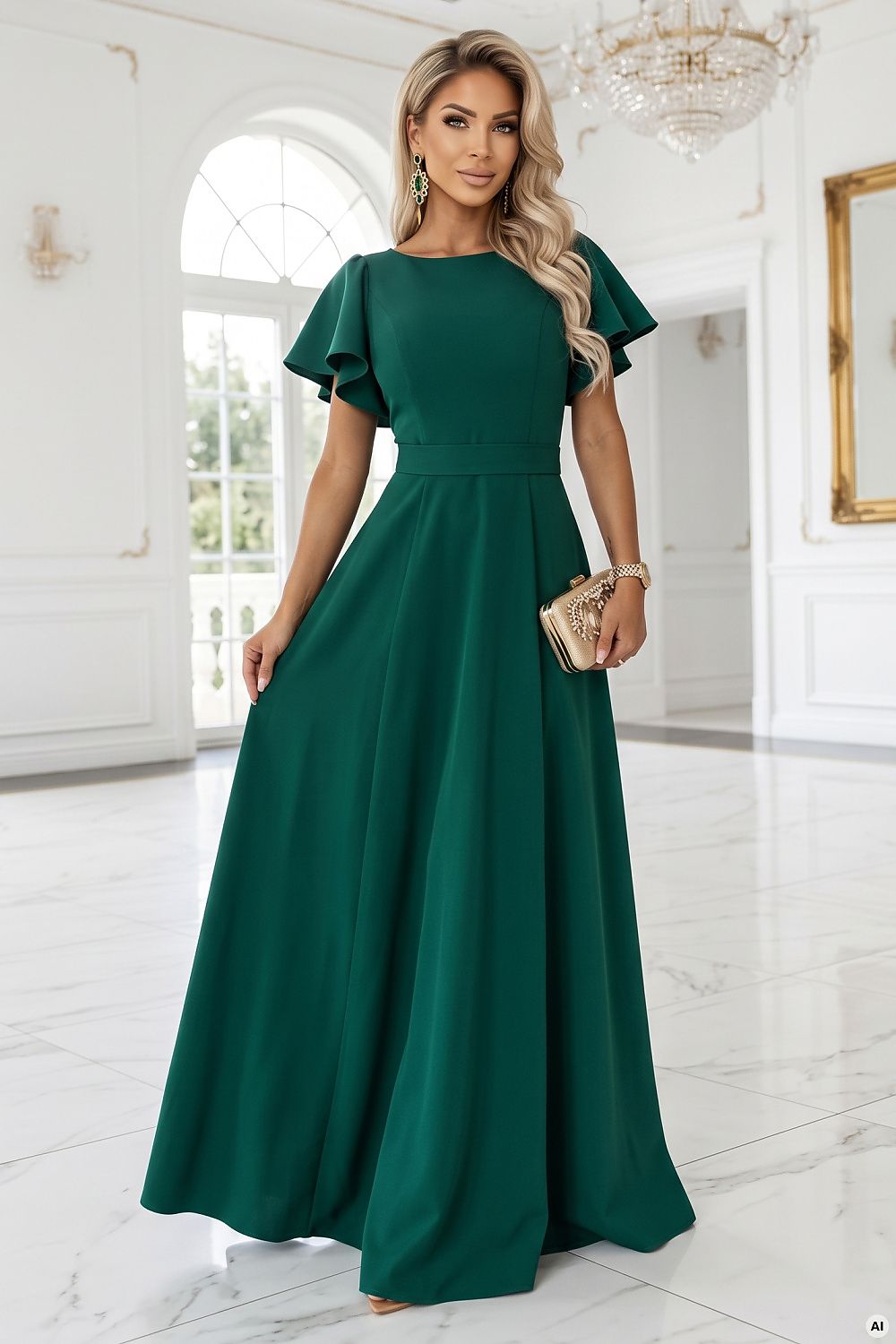  Rochie lungă model 232821 Numoco 