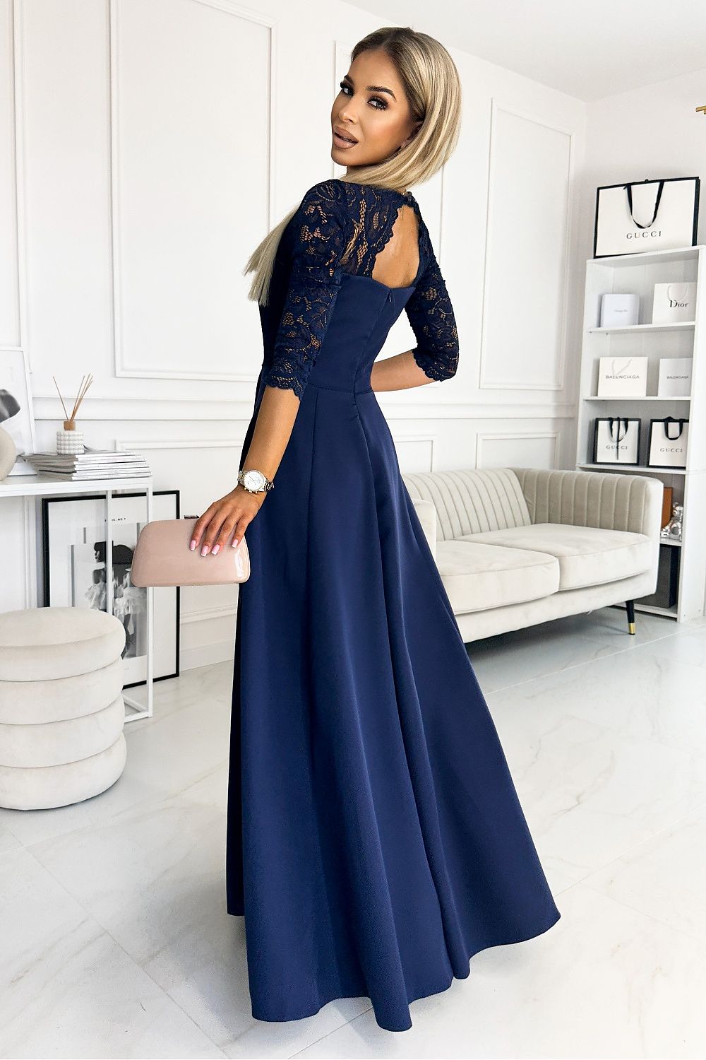  Rochie lungă model 177069 Numoco 