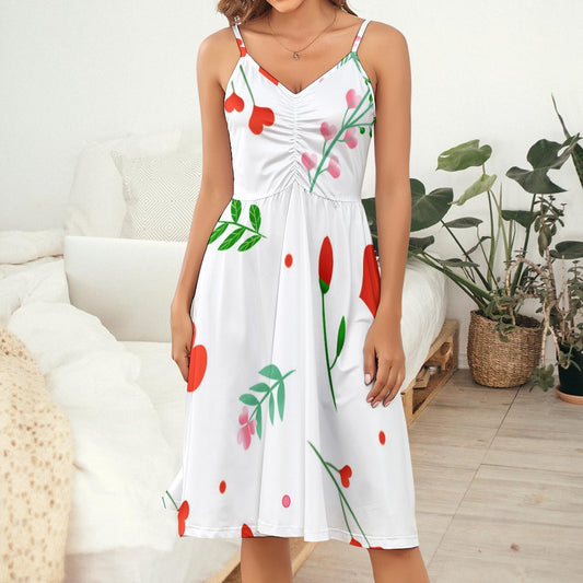 Long suspender dress