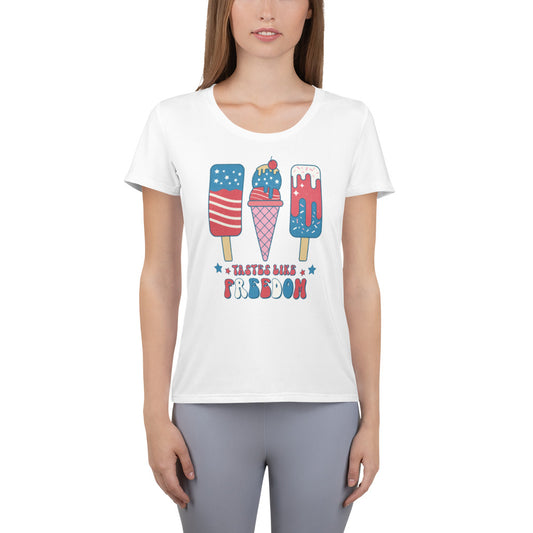 All-Over Print Women's Athletic T-shirt