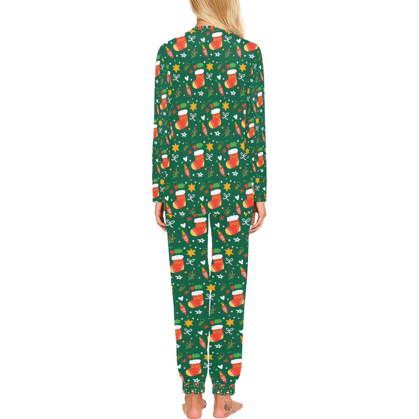 Women's All Over Print Pajama Set (Sets 07)