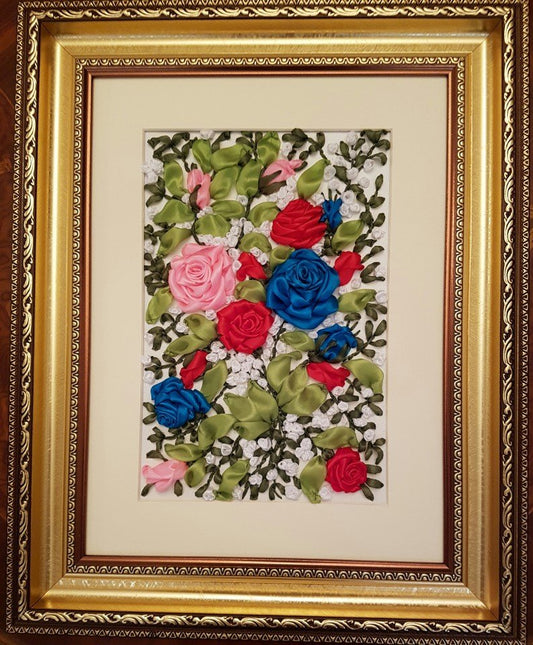 Broderie cu panglici (3D)