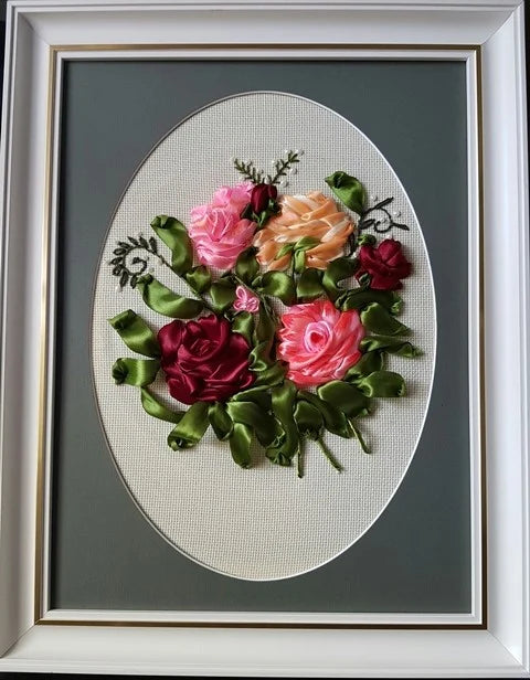 Broderie cu panglica ( 3D )