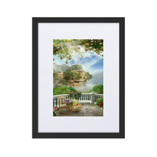 Matte Paper Framed Poster With Mat