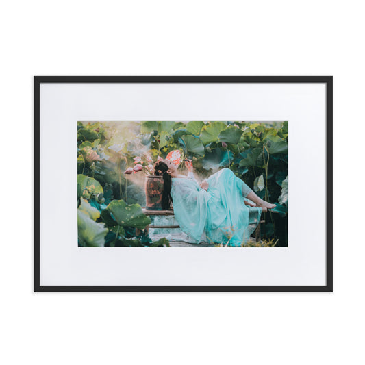 Matte Paper Framed Poster With Mat