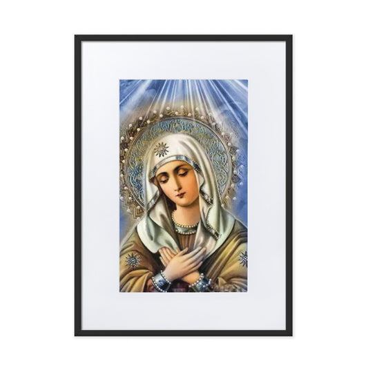 Matte Paper Framed Poster With Mat