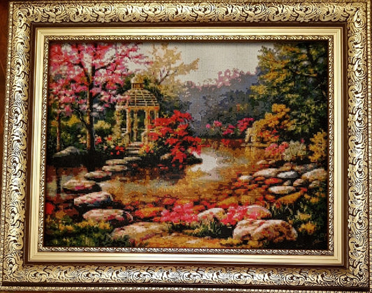 Pergola - Pictura cu diamante